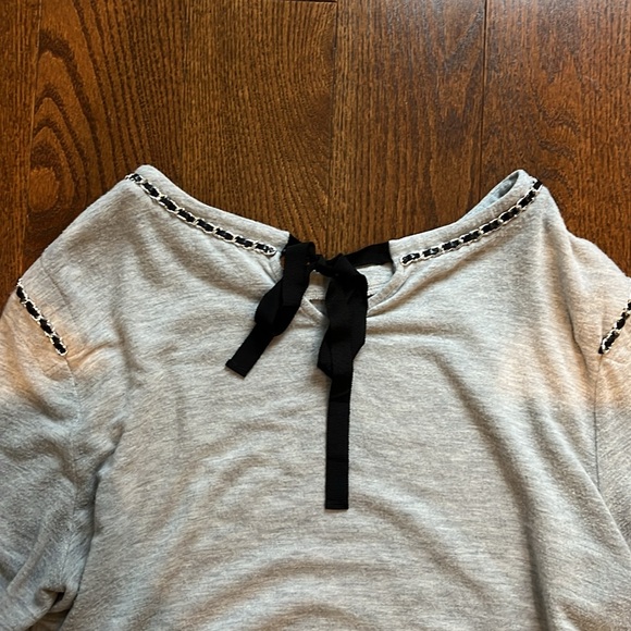 Generation Love grey long sleeve with black and silver detail - Picture 4 of 4